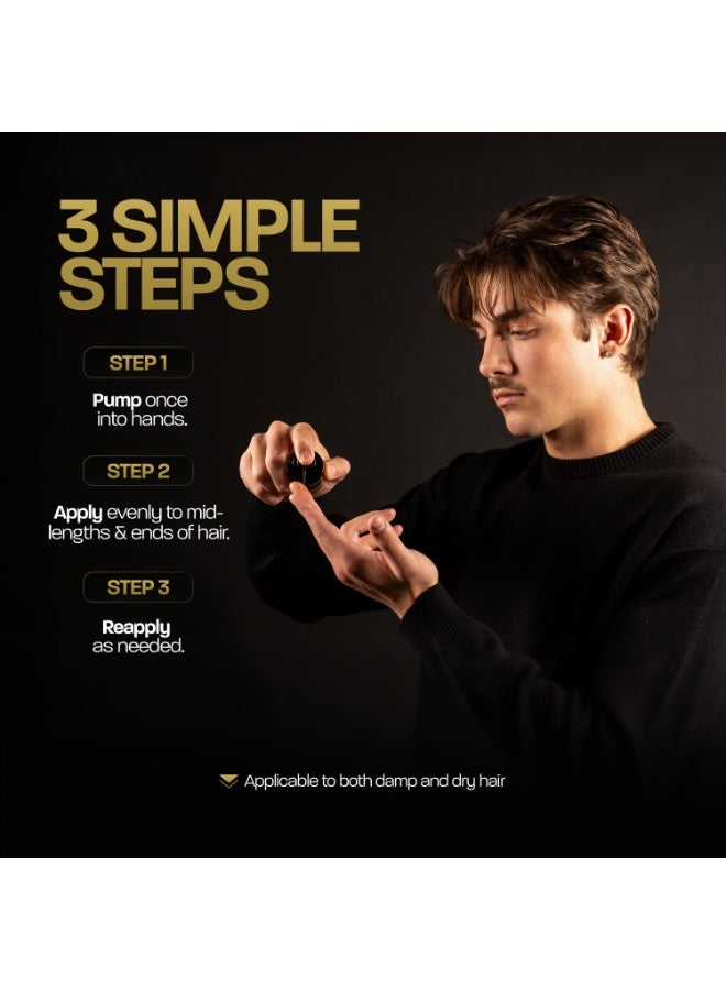 Based Hair Elixir - Weightless Shine Serum with Heat Protection, Controls Frizz & Flyaways, Nourishes with Meadowfoam & Mongongo Oils, Non-Toxic Formula for All Hair Types (1 Fl Oz, Pack of 1) - Image 4